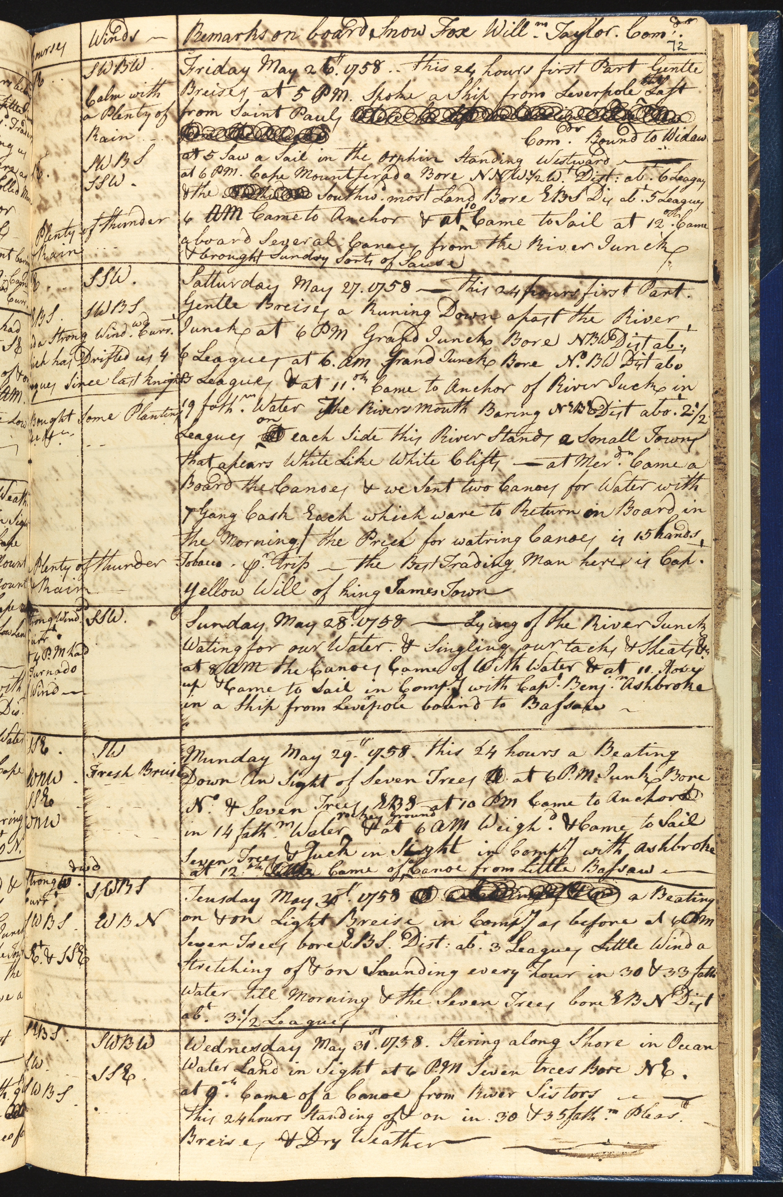May 26-31, 1758 – Middlesex County Historical Society